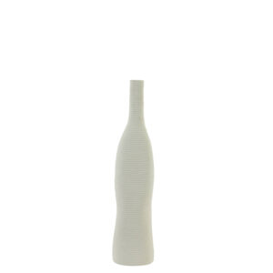 Vase deco doorsnee 11,5x50cm Haye cream